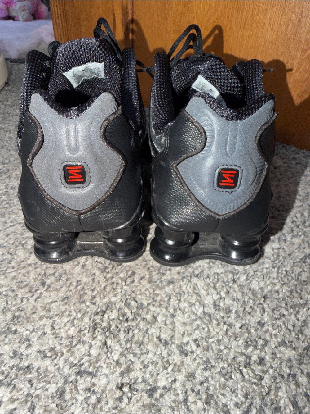Womens Black Nike Shox - Picture 4 of 5